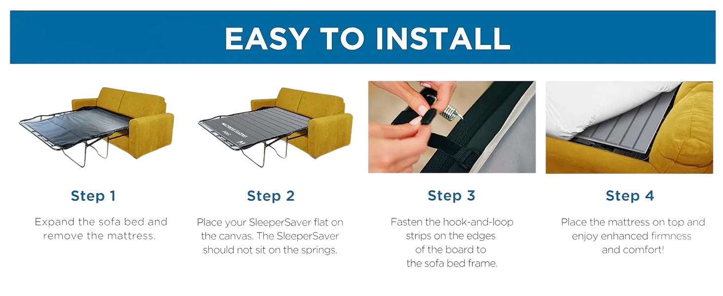 Step 1: Pull out the sofa bed fully and remove the mattress.